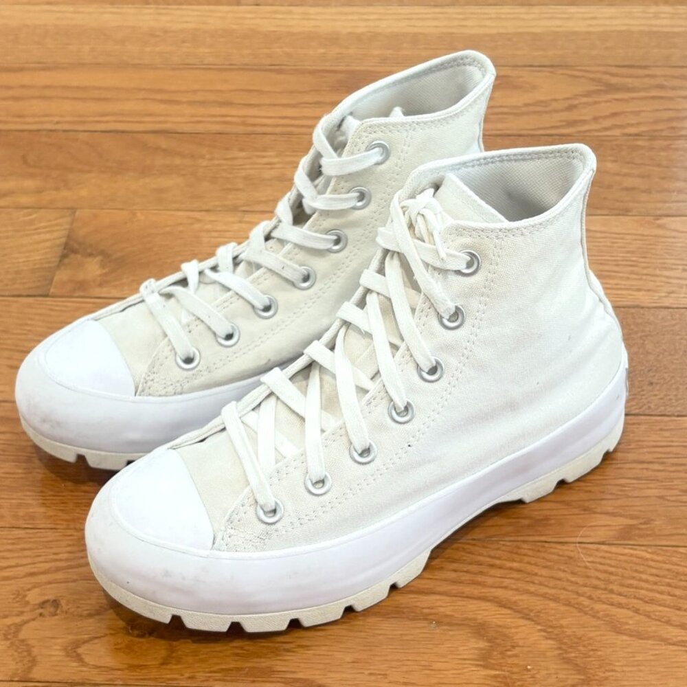 Converse Chuck Taylor All Star Lugged 565902C Womens Size 8 Shoes White Sneaker